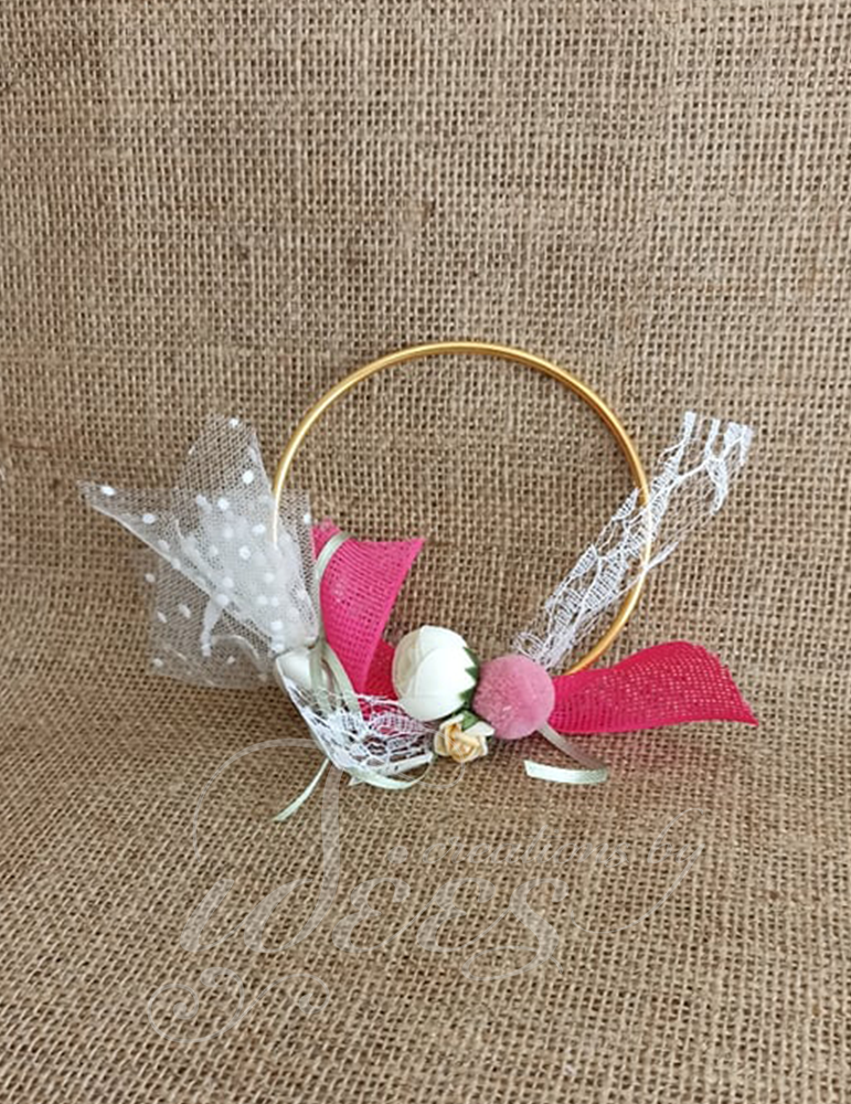 Mπομπονιέρα στεφανάκι.