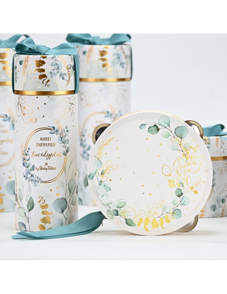 Mπομπονιέρα ξύλινο ντέφι.