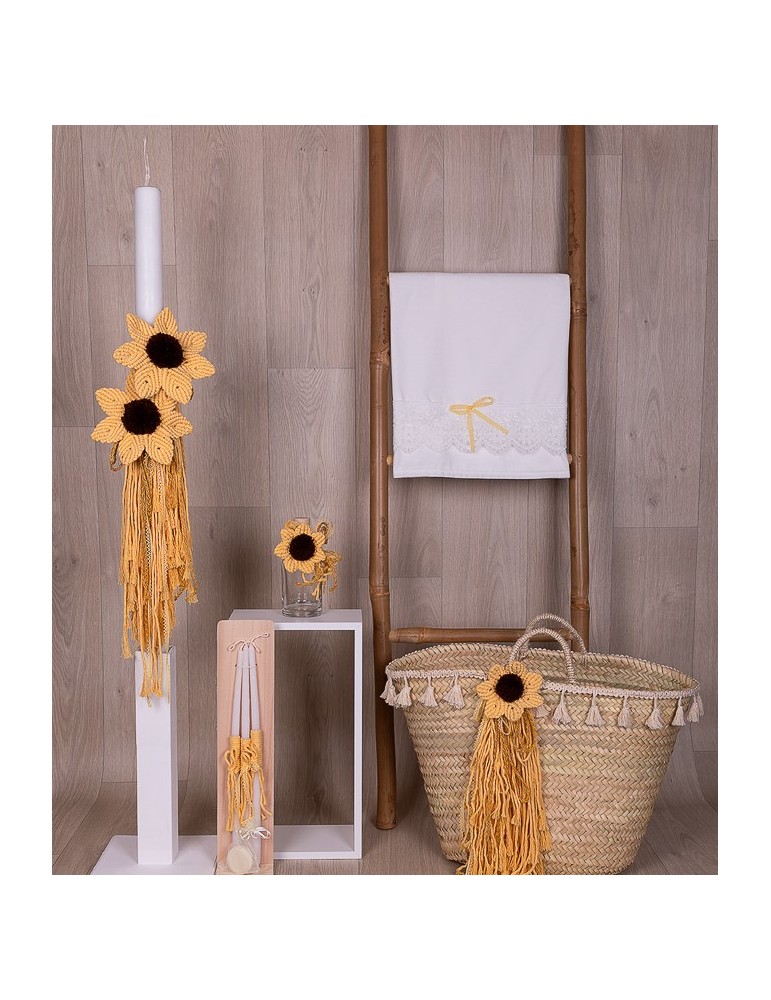 ΣΕΤ ΒΑΠΤΙΣΗΣ ΜΕ ΗΛΙΑΝΘΟΥΣ