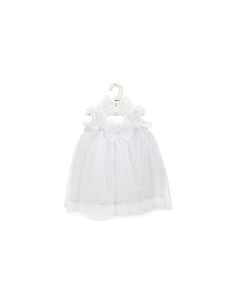 Bρεφικό φόρεμα Λευκό Πουά...